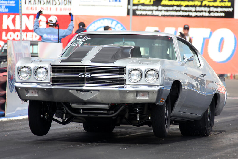 Silver Muscle Car — Dynamic, Afternoon