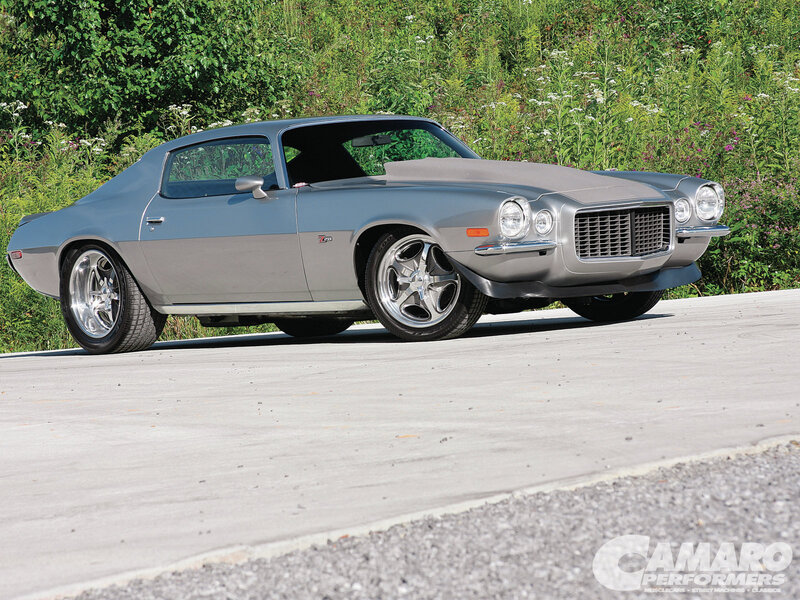 Silver Muscle Car — Gray, Calm