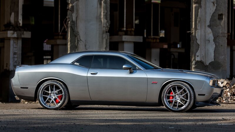 Silver Muscle Car — Gray, Dramatic, Afternoon, Photograph, Abandoned Building