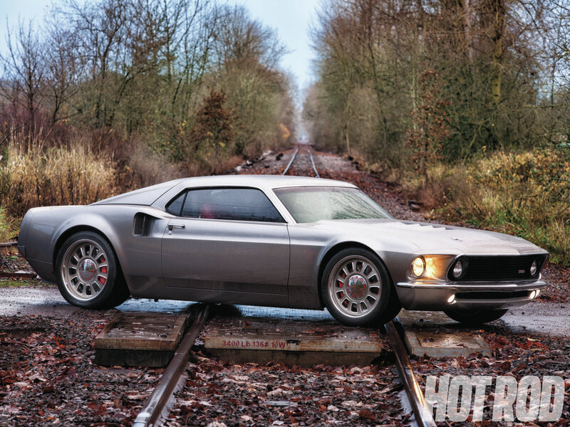 Silver Muscle Car — Gray, Dramatic, Autumn