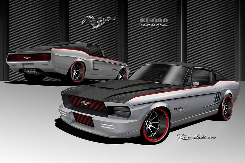 Silver Muscle Car — Gray, Dramatic, Digital Art, Logo