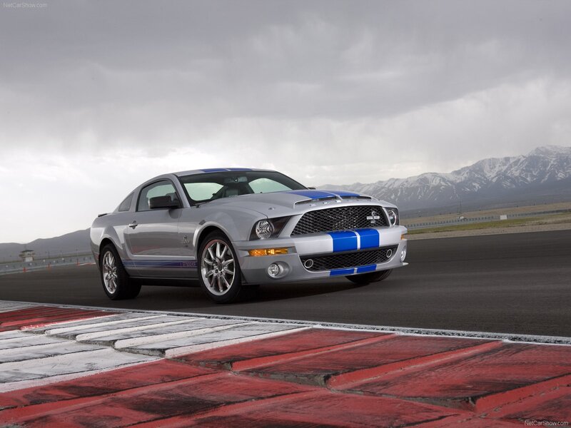 Silver Muscle Car — Gray, Dramatic, Photograph, Race Track