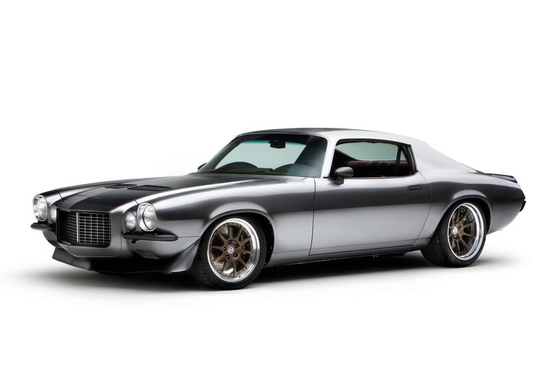 Silver Muscle Car — Gray, Neutral, Photograph, Wheels