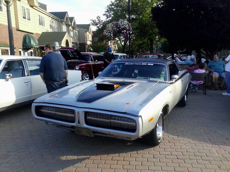Silver Muscle Car — Outdoor, Afternoon
