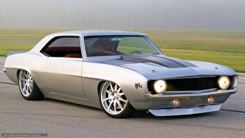 Silver Muscle Car — Serene, Morning