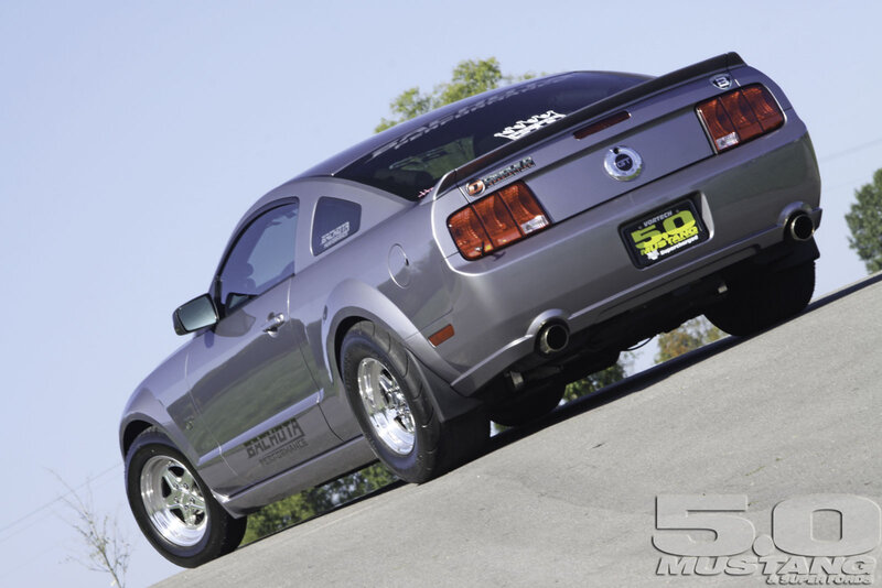 Silver Mustang Car — Gray, Dynamic