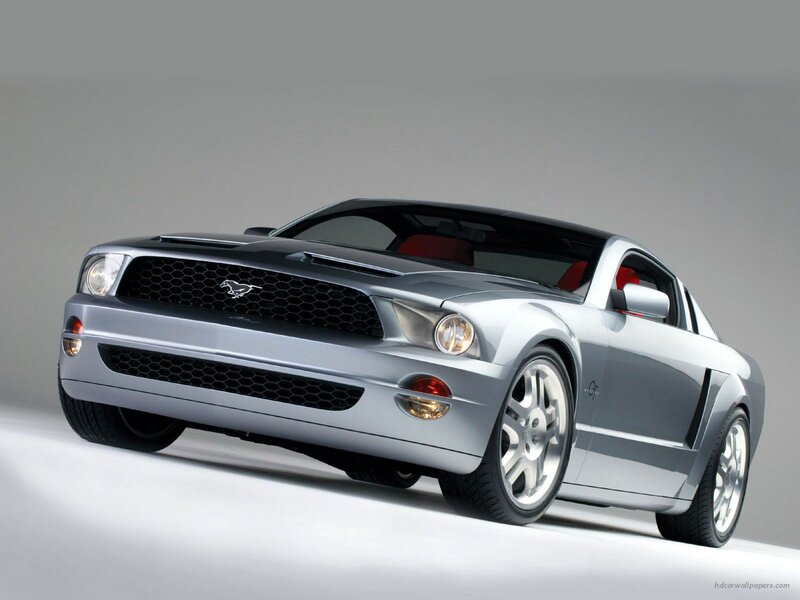 Silver Mustang Car — Neutral, Photograph