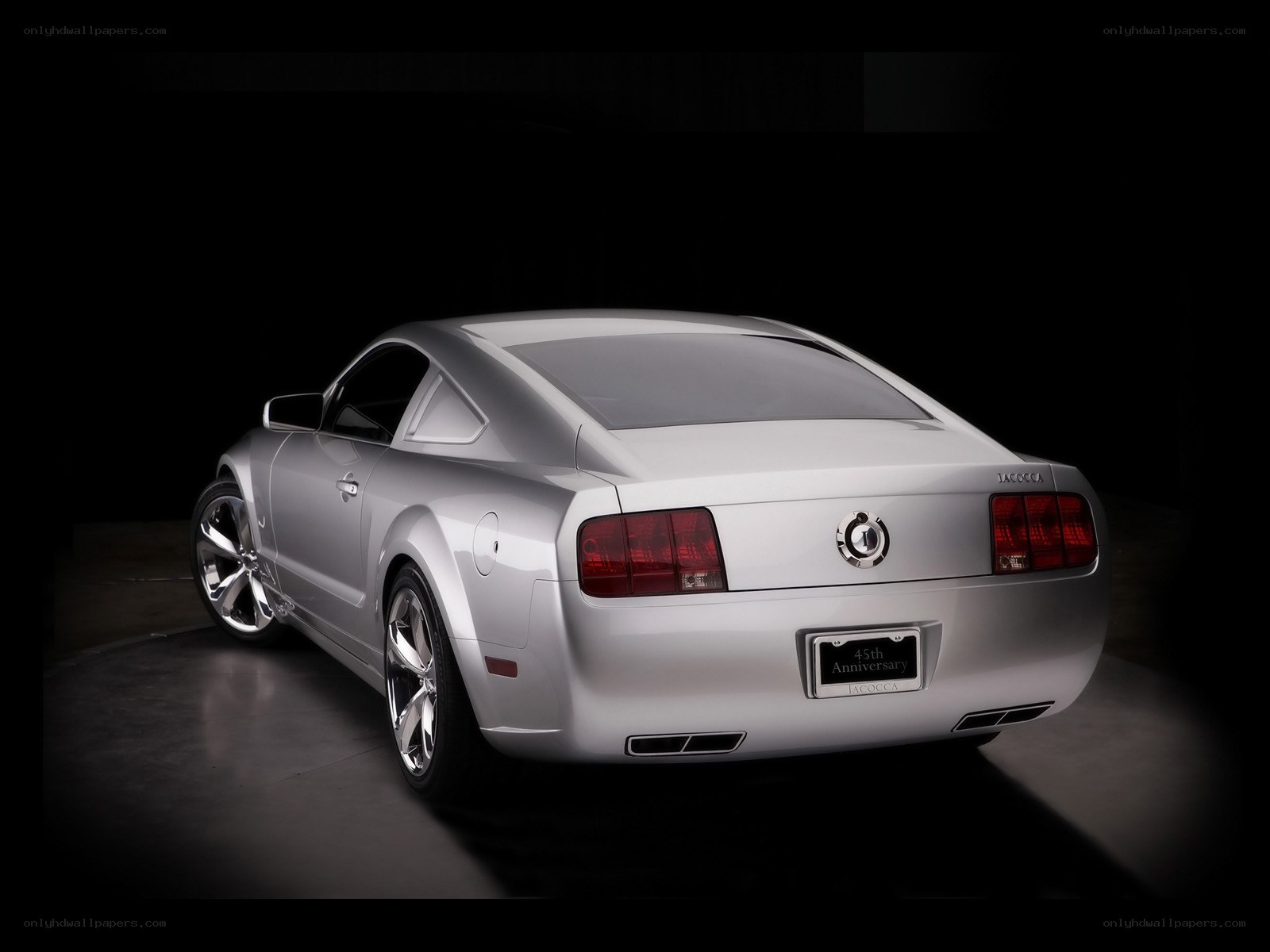 silver mustang coupe