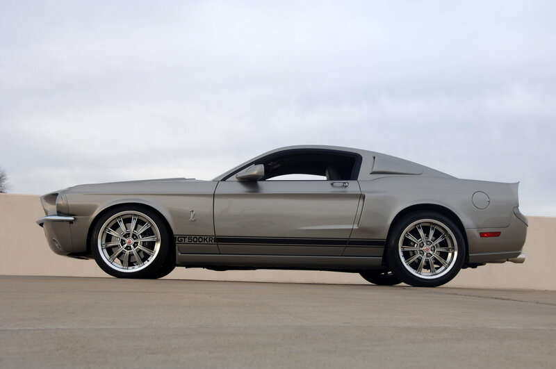 silver mustang gt500kr