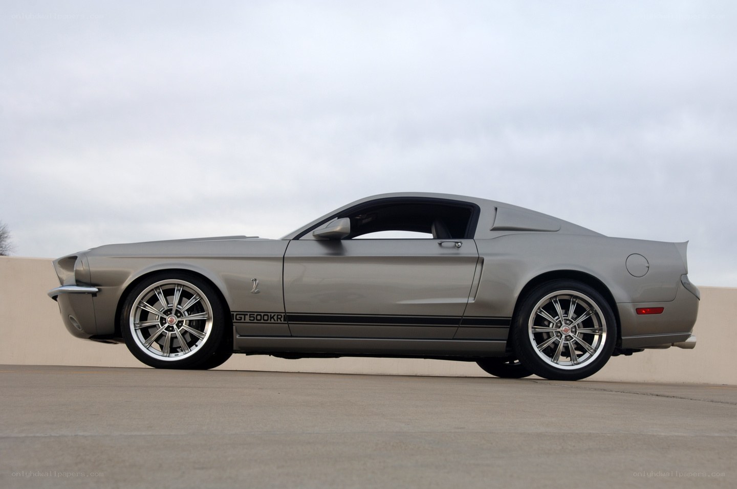 silver mustang gt500kr