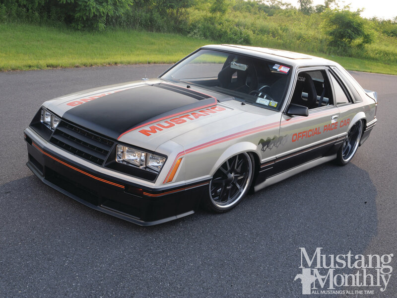 Silver Mustang Pace Car