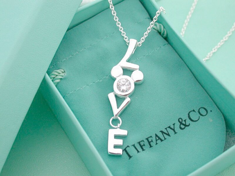 Silver Necklace in Box