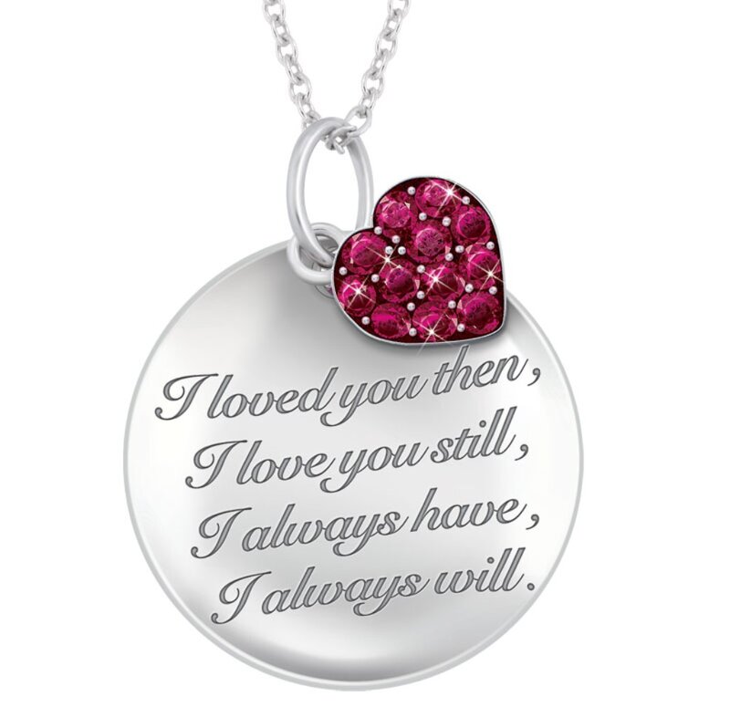 Silver Necklace with Heart