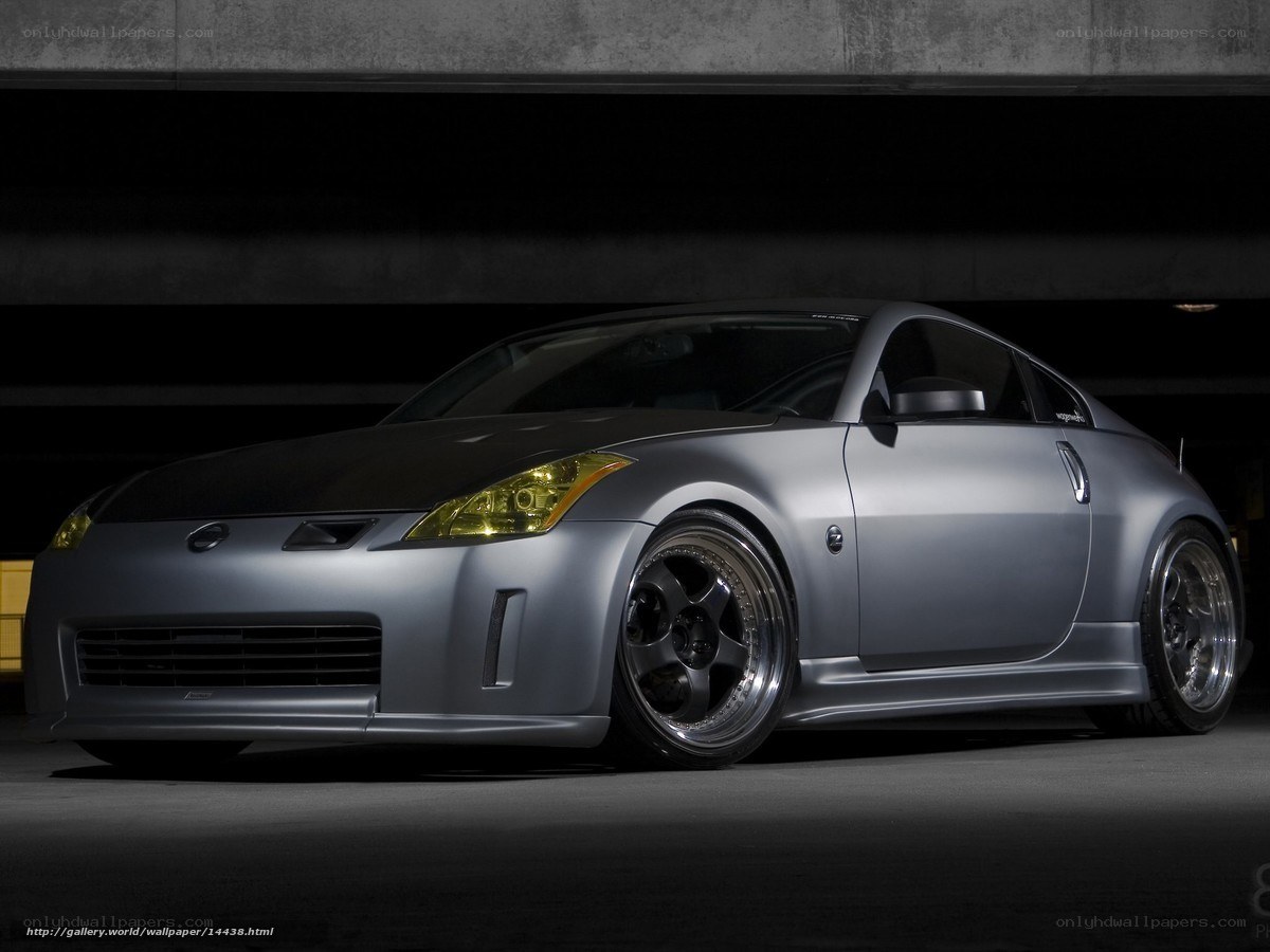 silver nissan 350z car