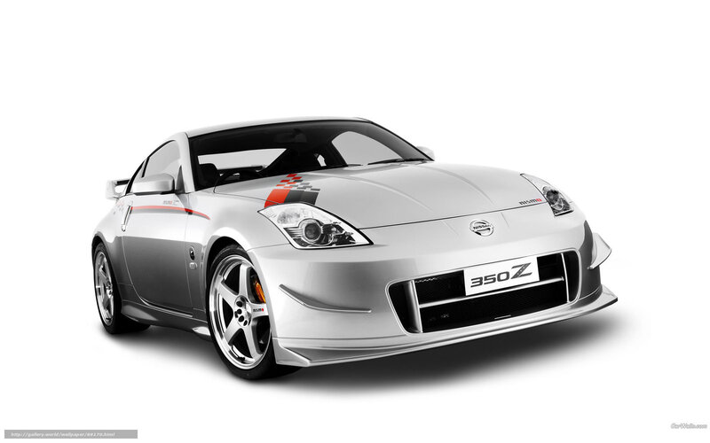 Silver Nissan 350Z sports car