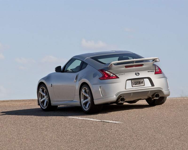 Silver Nissan 370z Car — Open
