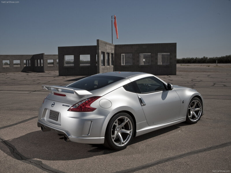 Silver Nissan 370z Car