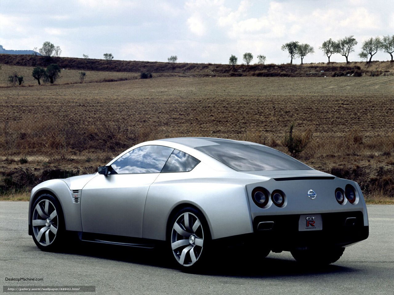 Silver Nissan GT-R Concept