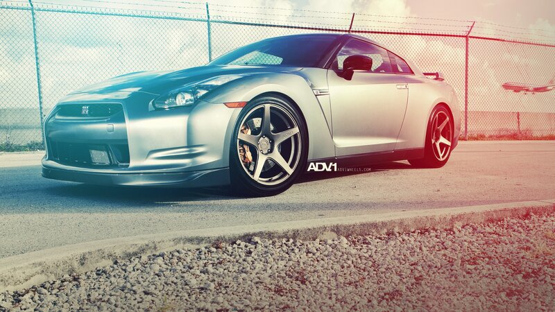 Silver Nissan Gt-r — Dramatic, Afternoon