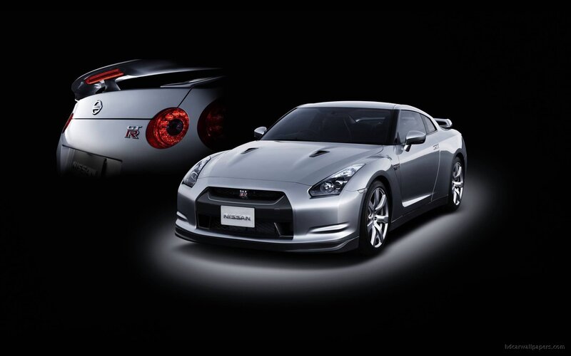 Silver Nissan Gt-r — Dramatic, Photograph, Car, Taillight, Headlight