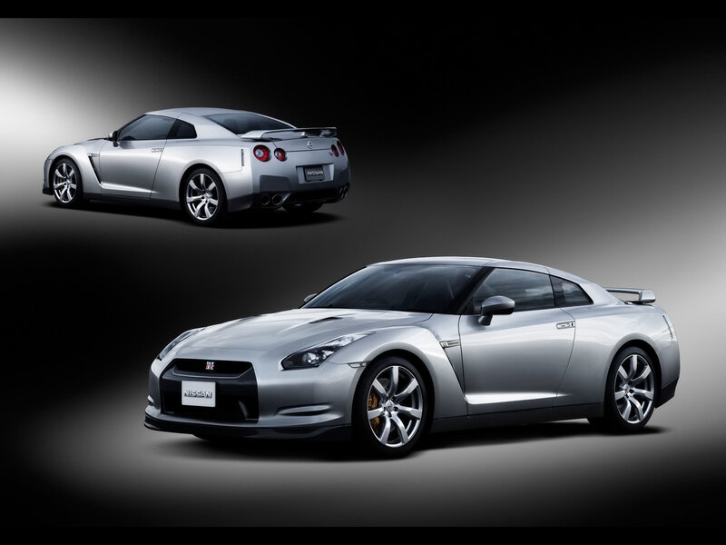 Silver Nissan Gt-r — Dramatic, Photograph
