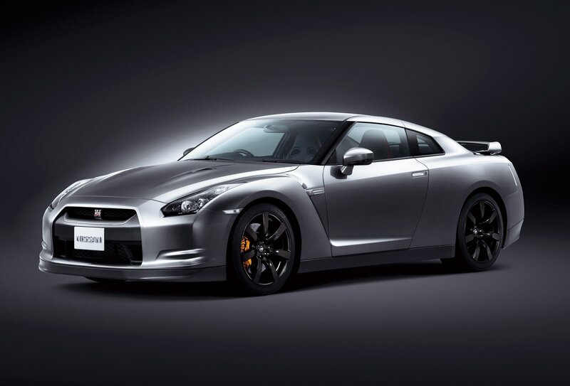 Silver Nissan Gt-r — Gray, Dramatic, Photograph