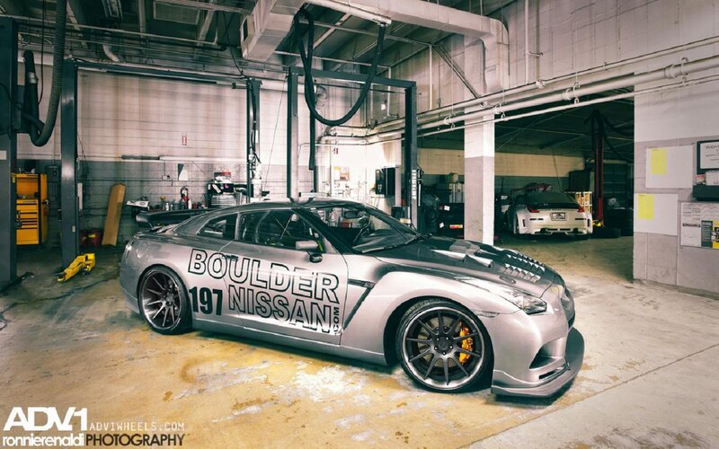Silver Nissan Gt-r — Gray, Industrial