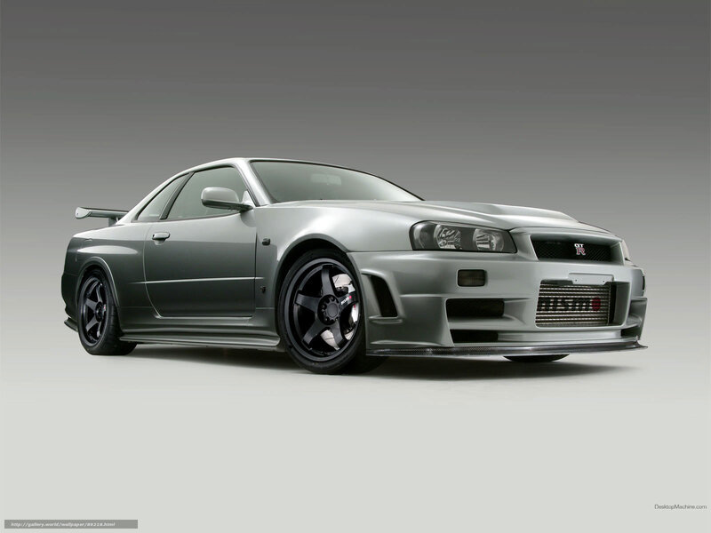 Silver Nissan Gt-r — Gray, Neutral, Photograph