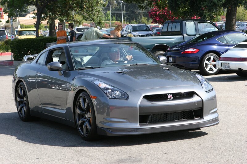 Silver Nissan Gt-r — Gray, Outdoor