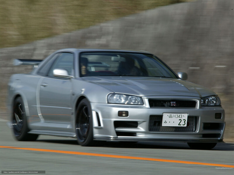 silver nissan gt-r on track