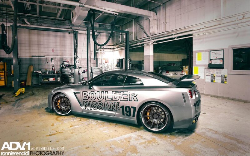 Silver Nissan Gtr