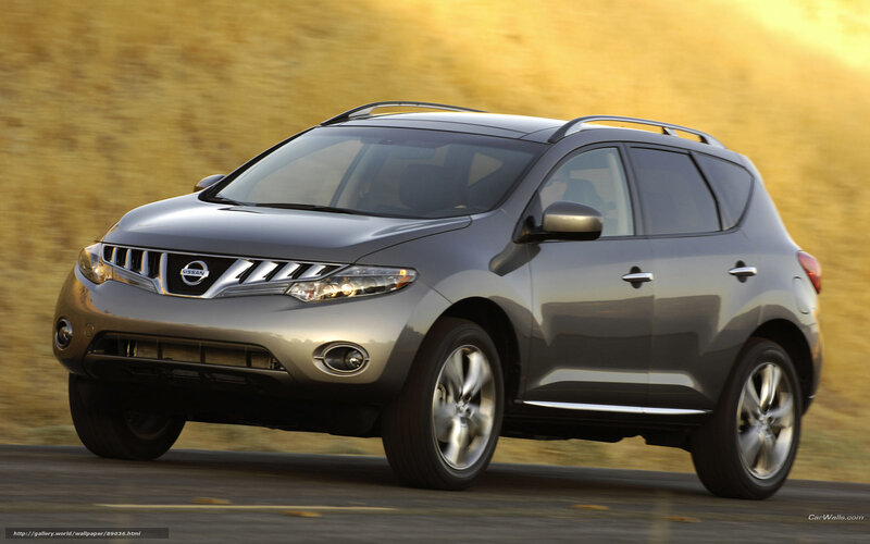 silver nissan murano in motion