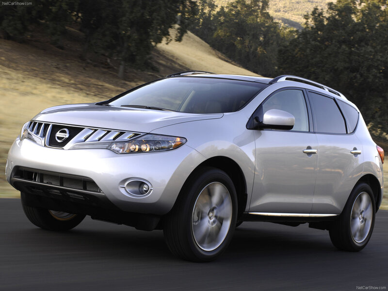 silver nissan murano suv