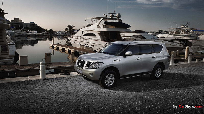 Silver Nissan Patrol at marina
