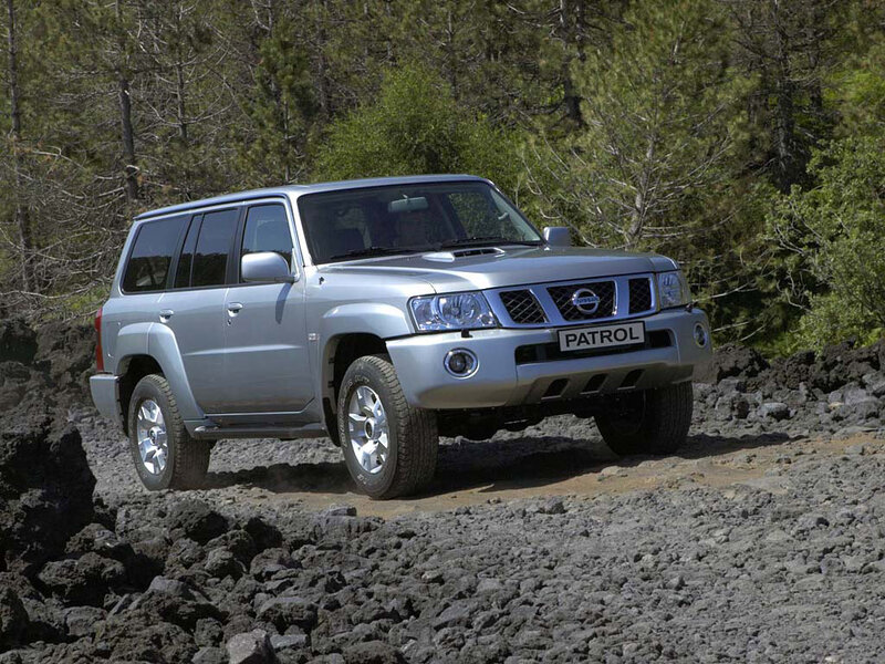 Silver Nissan Patrol