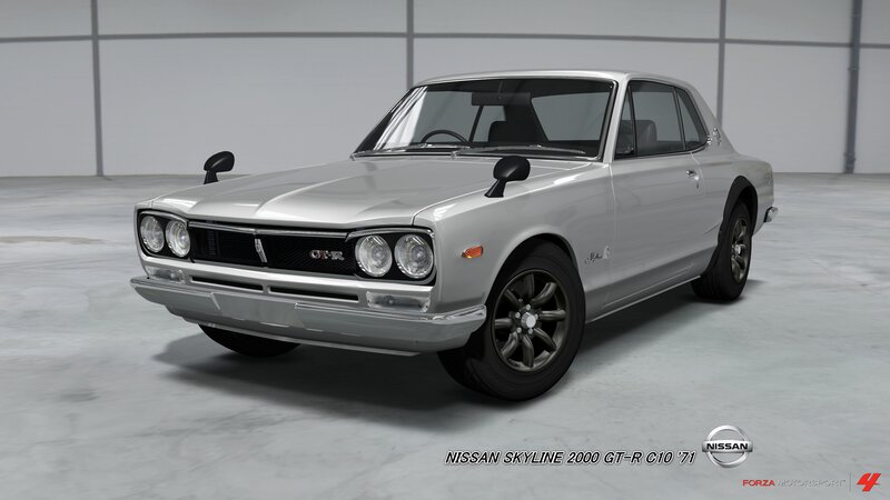 Silver Nissan Skyline — Neutral
