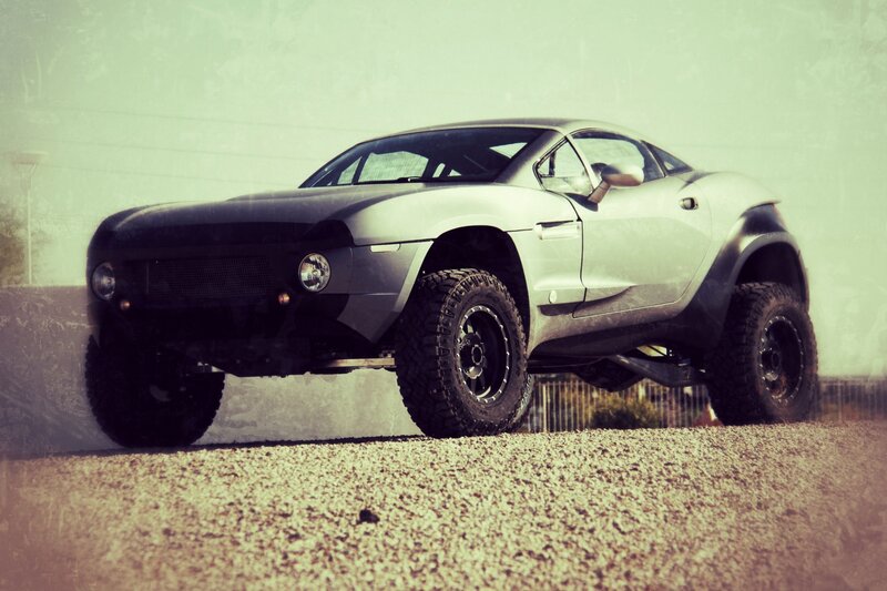 Silver Off-road Car