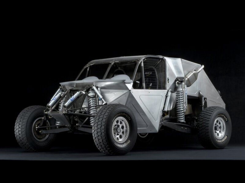 Silver Off-road Race Car