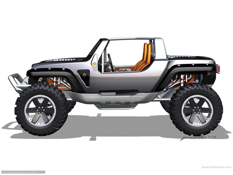 Silver Off-road Vehicle — Mechanical