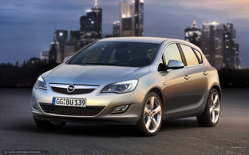 silver opel astra hatchback