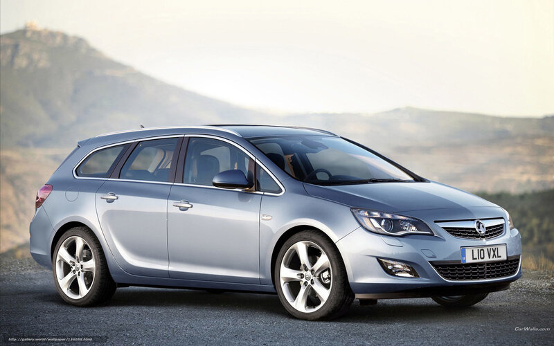 silver opel astra station wagon