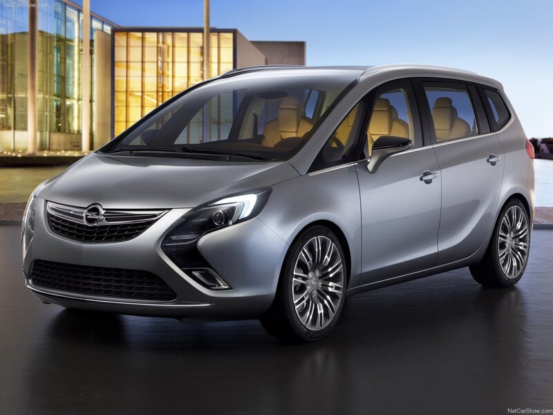Silver Opel Concept Car — Modern
