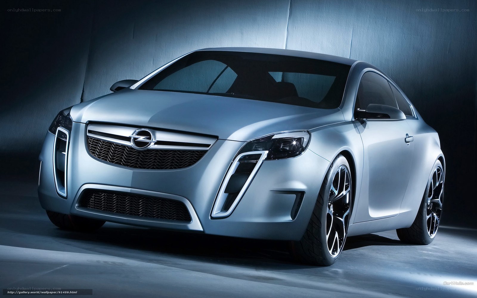 Silver Opel Concept Car