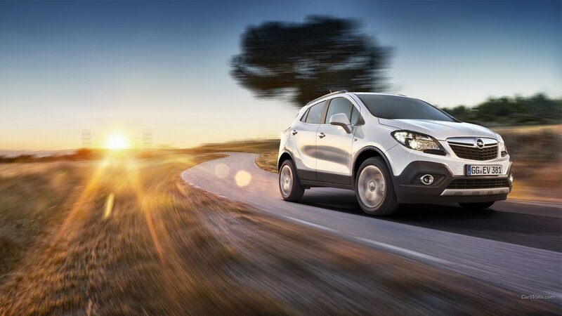 Silver Opel Mokka