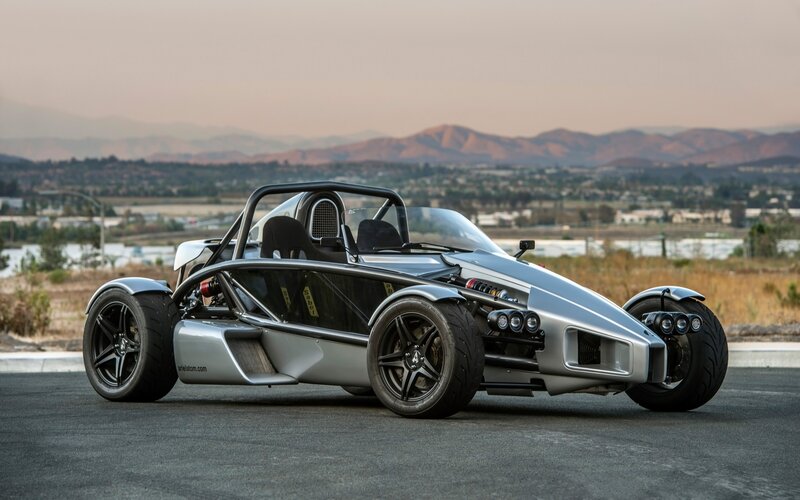 Silver Open-wheel Car