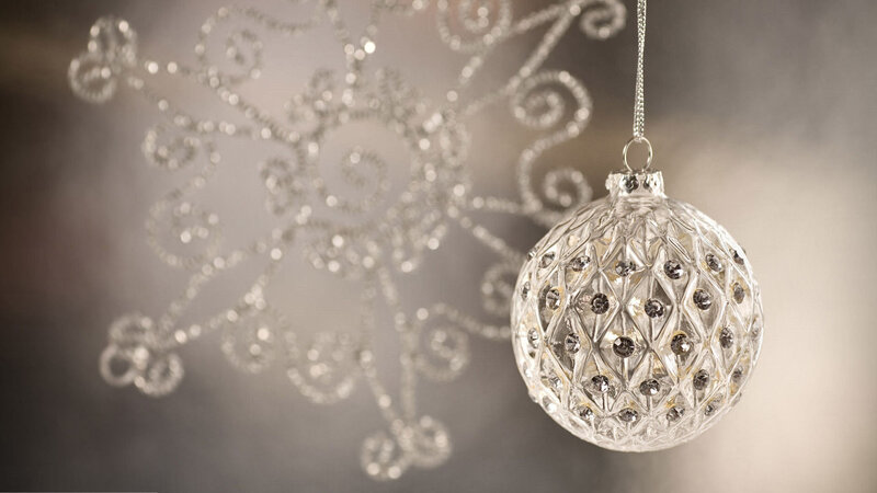 Silver Ornament Hanging