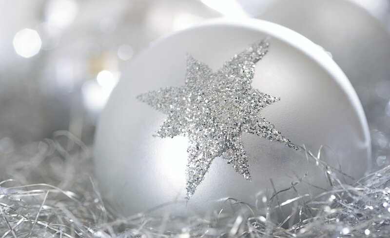 Silver Ornament with Star