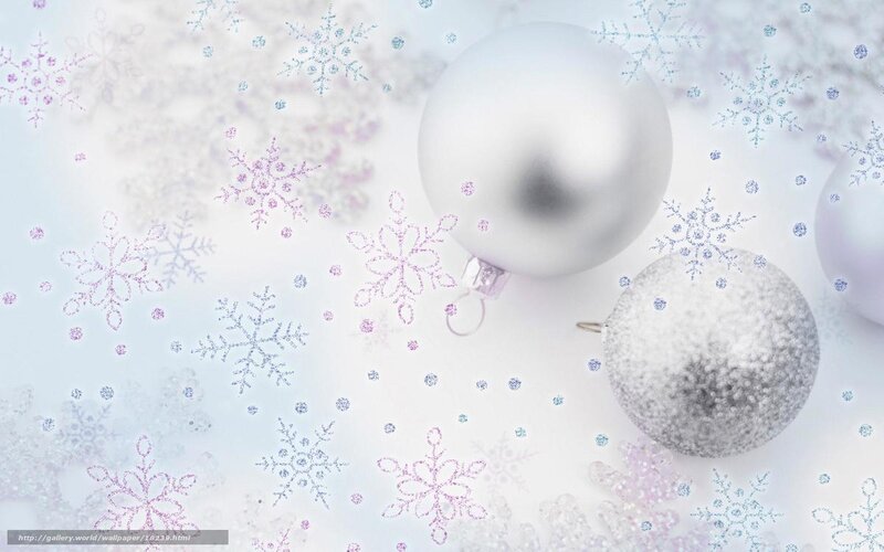 silver ornaments with snowflakes