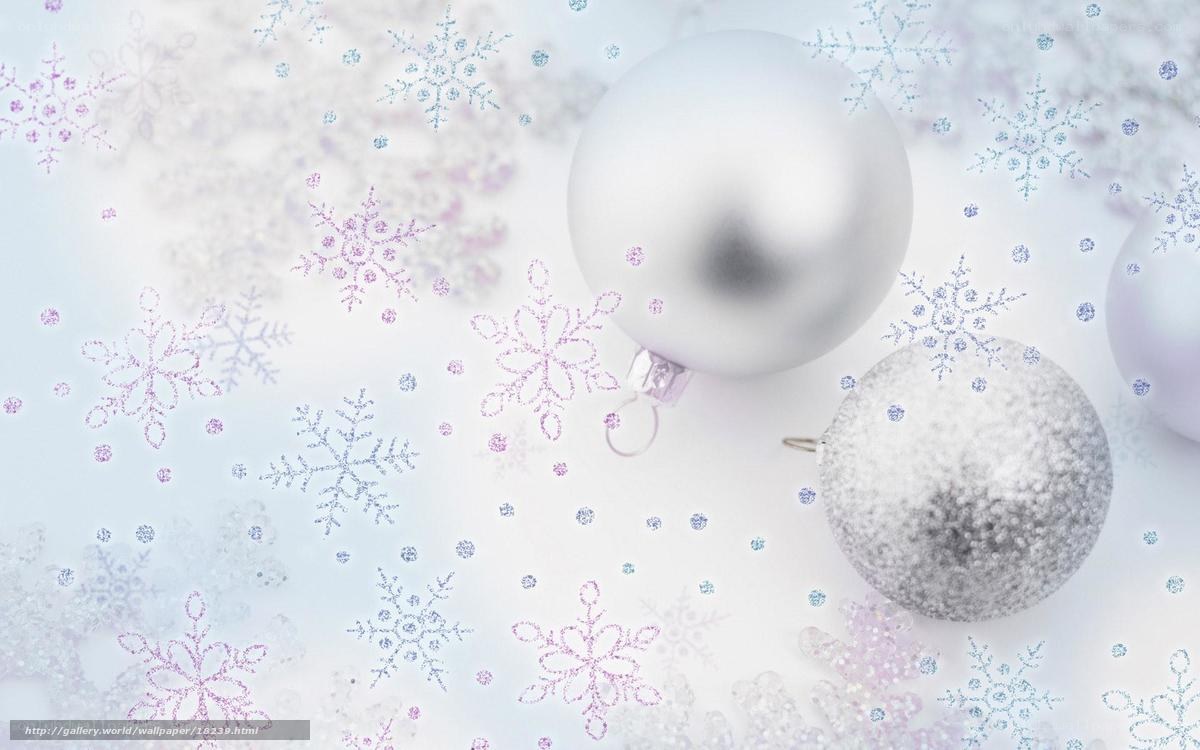 silver ornaments with snowflakes
