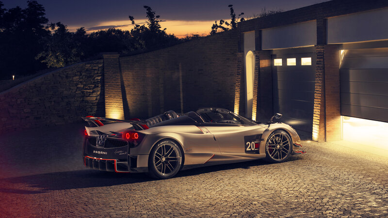 Silver Pagani Huayra BC